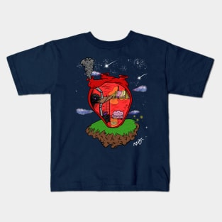 Dark Chest Within My Heart Home Kids T-Shirt